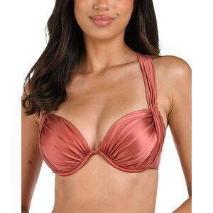 La Blanca Rust Bikini Top